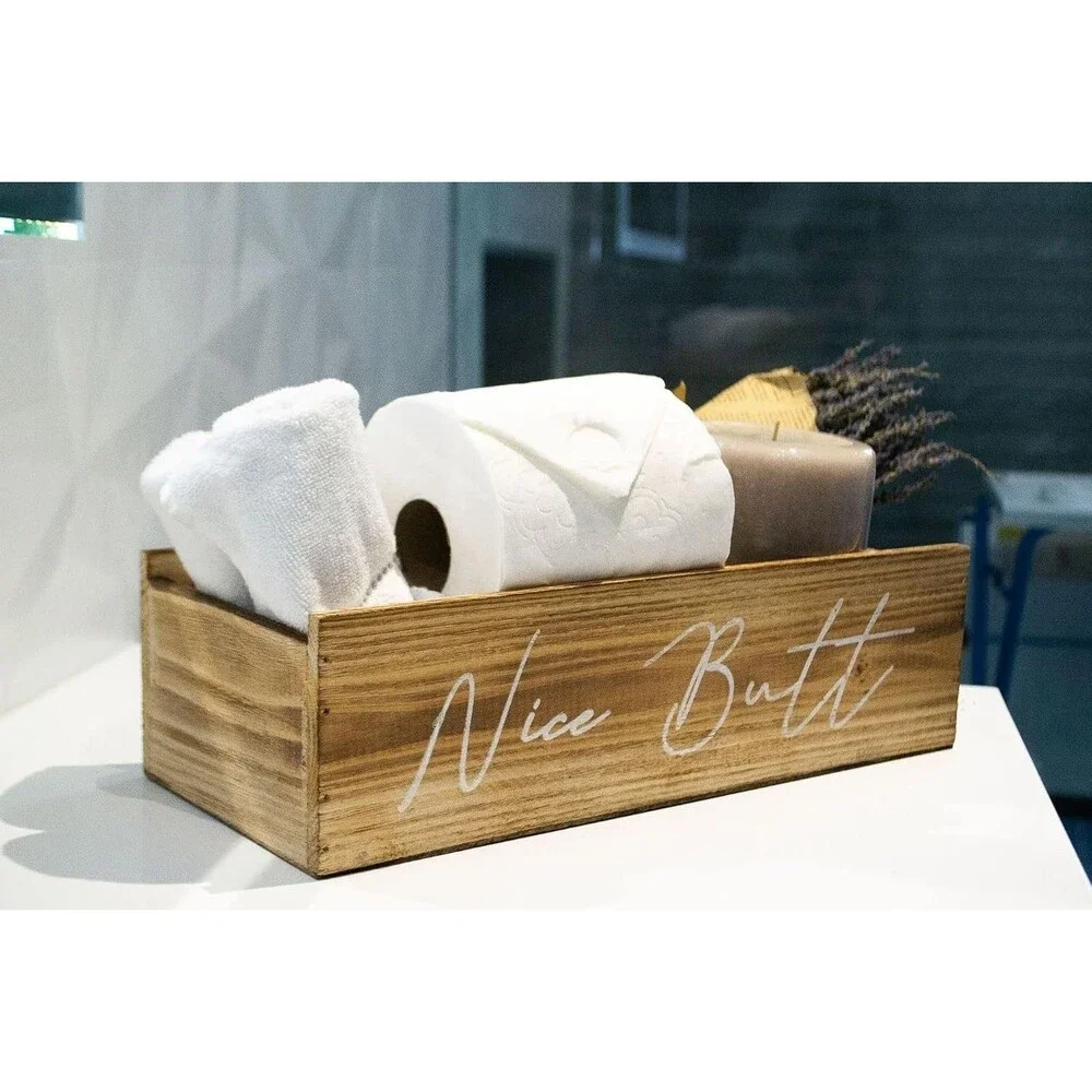 Nice Butt Farmhouse Kitchen Decor for the Home, 2 Sided Nice Butt Bathroom Decor